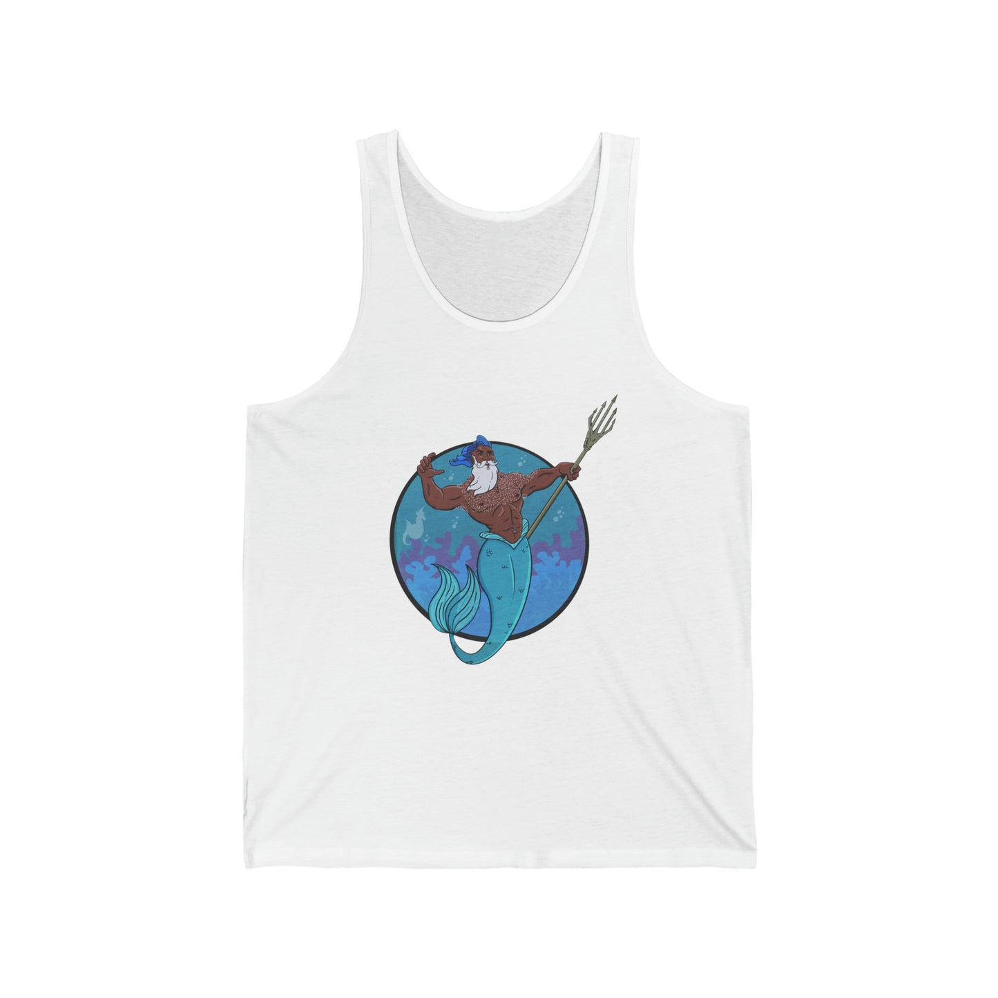 Merman Classic Comic Book Style Tank Top