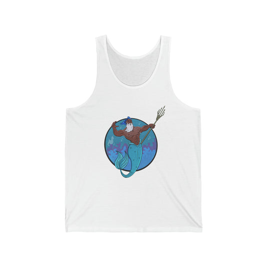 Merman Classic Comic Book Style Tank Top