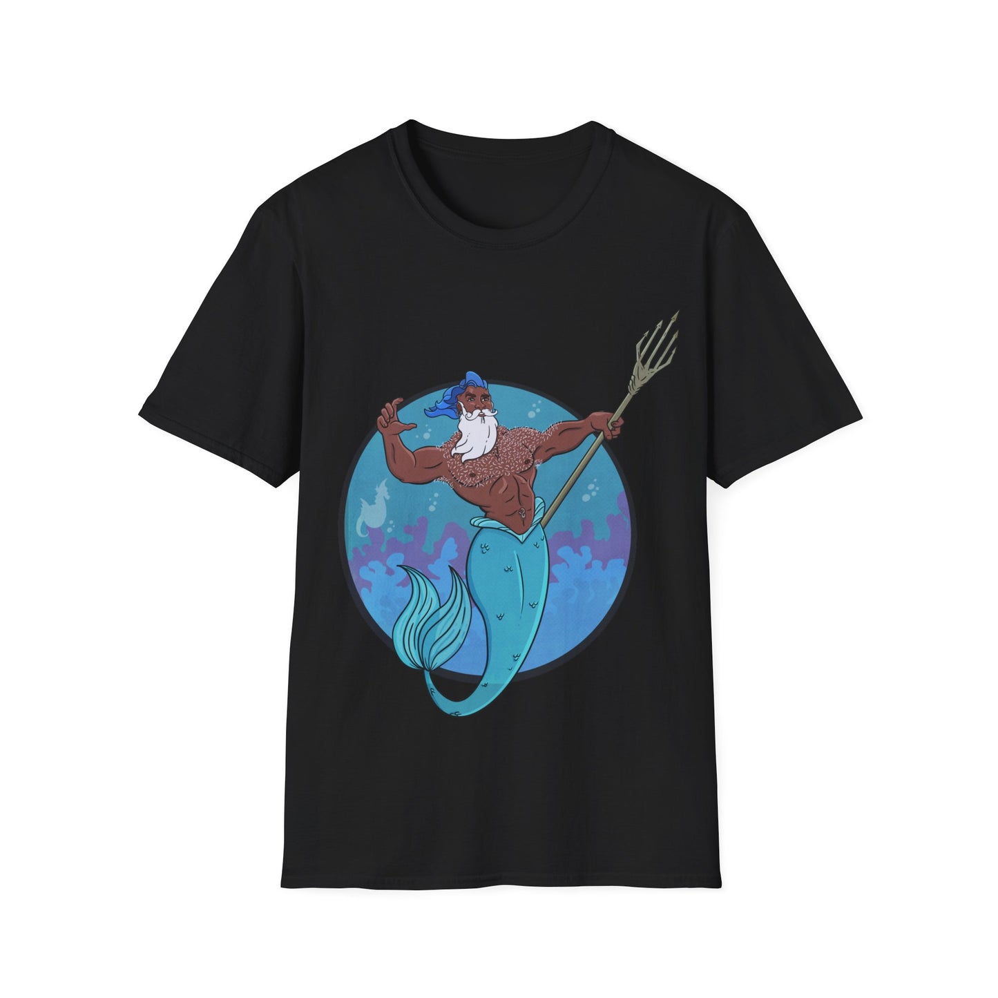 Merman Classic Comic Book Style T-Shirt