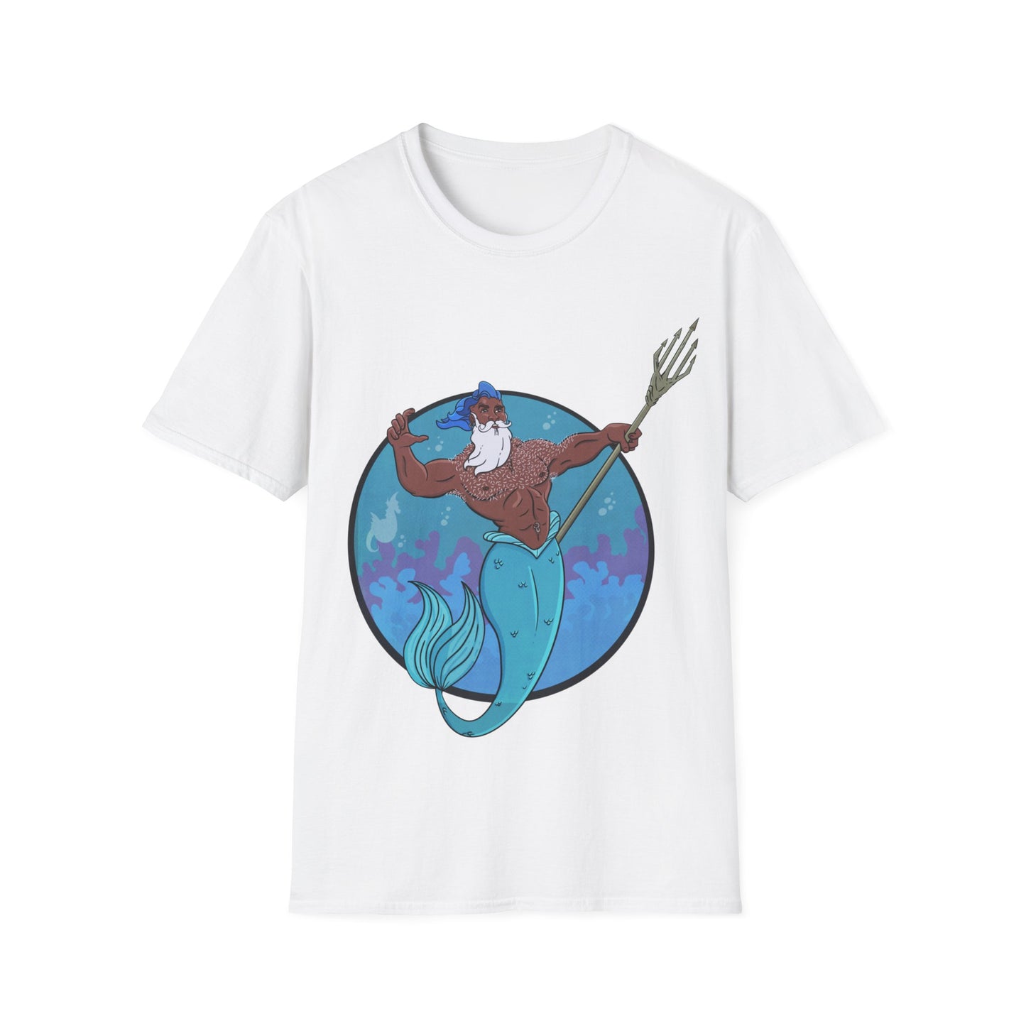 Merman Classic Comic Book Style T-Shirt