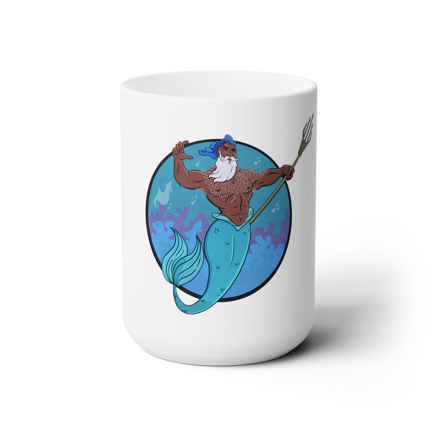 Merman "Classic Comic Book Style" 15oz Coffee mug